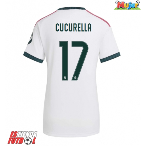 Real Madrid Marc Cucurella #17 Primera Equipación Mujer 2026-27 Manga Corta